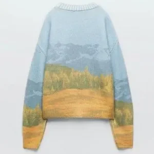 トップス LANDSCAPE JACQUARD CREWNECK SWEATER 2 LANDSCAPE JACQUARD CREWNECK SWEATER 2